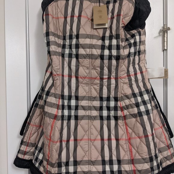 Burberry Finsbridge Long Quilted Black Jacket NWT - Picture 12 of 16